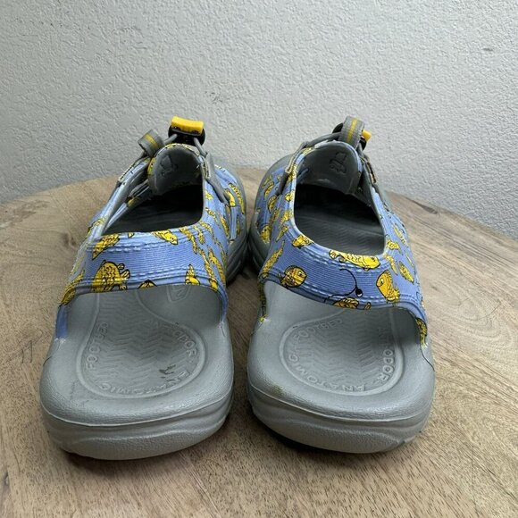 KEEN Sunport Youth Size 4 Blue Yellow Fish Waterproof Outdoor Sandals US 4 37 EU - Picture 4 of 7